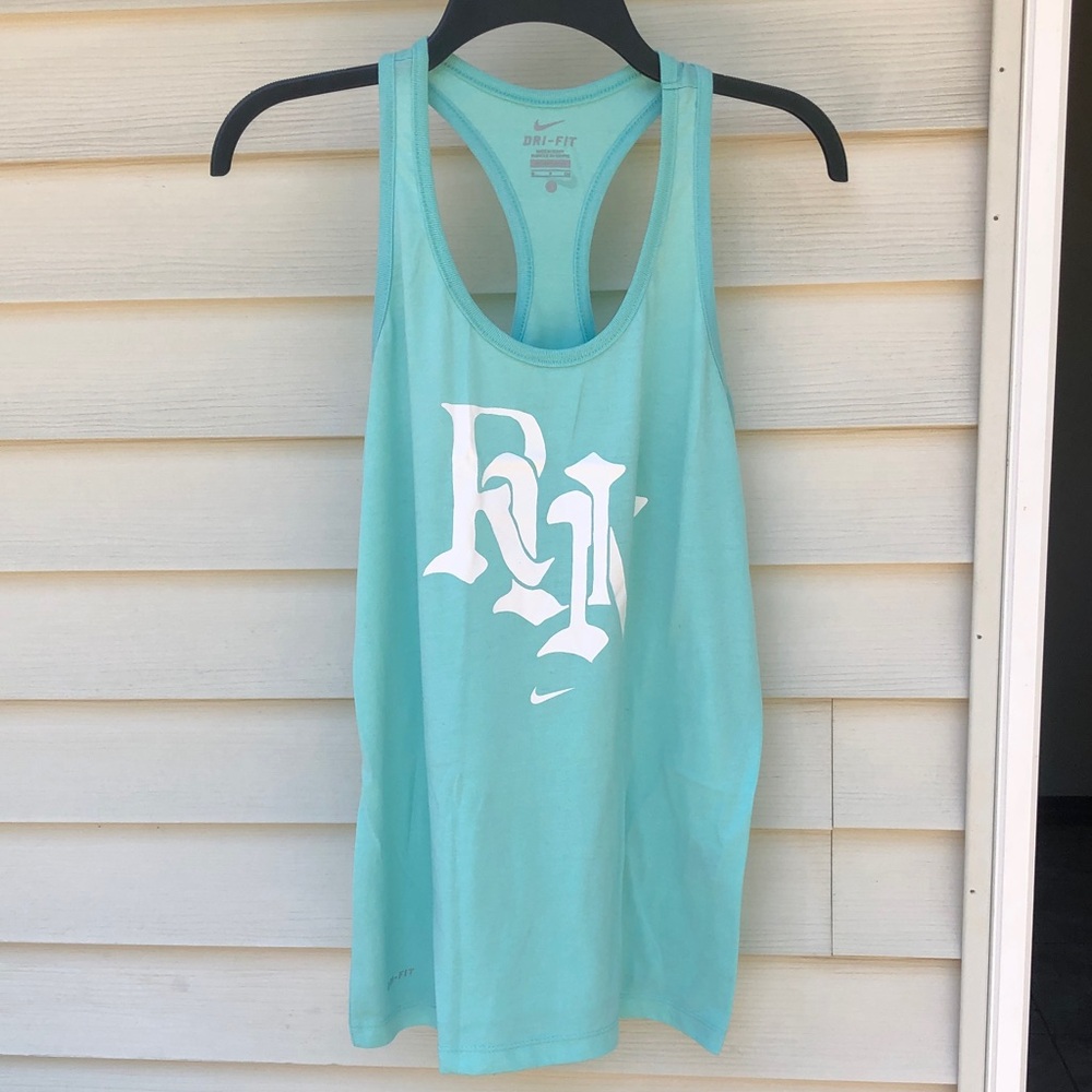 Nike  Racerback Tank with White Graphic